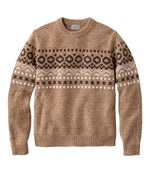 Men's Bean's Classic Ragg Wool Sweater, Crewneck, Fair Isle - US 9548