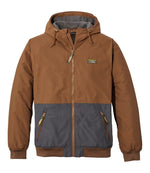 Men's Insulated 3-Season Bomber Hooded Jacket, Colorblock - US 7341