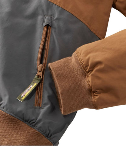 Men's Insulated 3-Season Bomber Hooded Jacket, Colorblock - US 7341