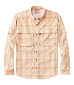 Men's Tropicwear Shirt, Plaid Long-Sleeve - US 1036