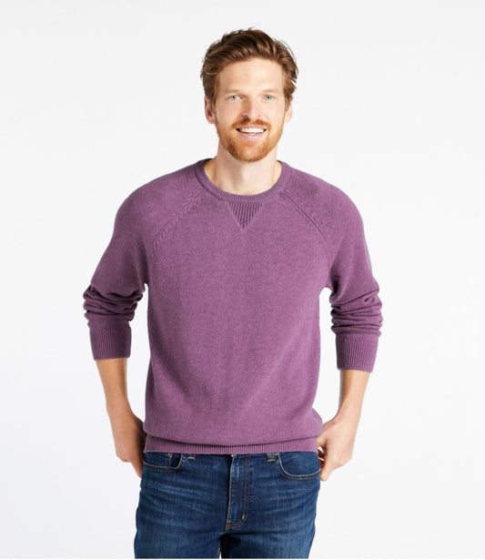Men's Wicked Soft Cotton/Cashmere Sweater, Crewneck - US 0325