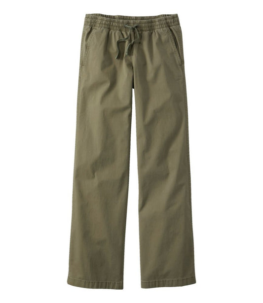 Lakewashed Pull-on Chinos, Mid-Rise Wide-Leg - US 0406