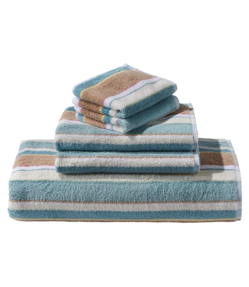 Bean's Organic Cotton Towel, Stripe - US 5346