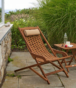 Eucalyptus Sling Folding Lounger - US 7700