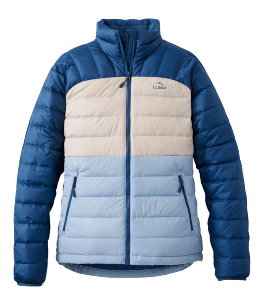Women's Bean's Down Jacket, Colorblock - US 6230