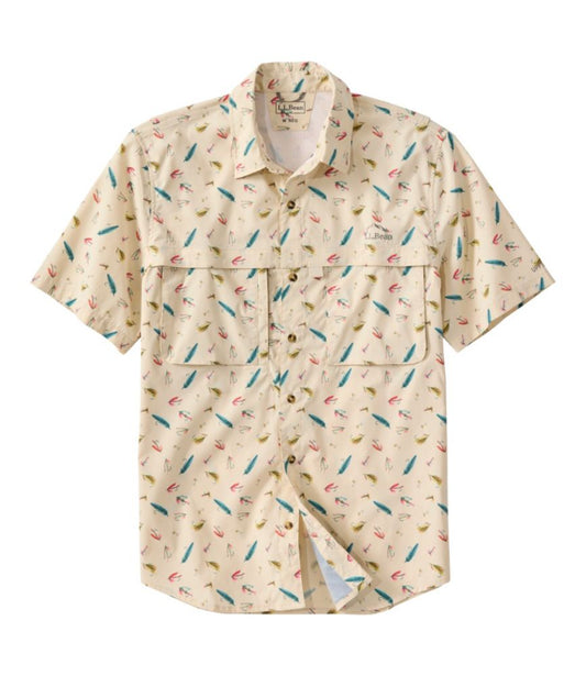 Men's Tropicwear Shirt, Short-Sleeve Print - US 4302