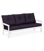 All-Weather Patio Sofa with Textured Cushions - US 6290