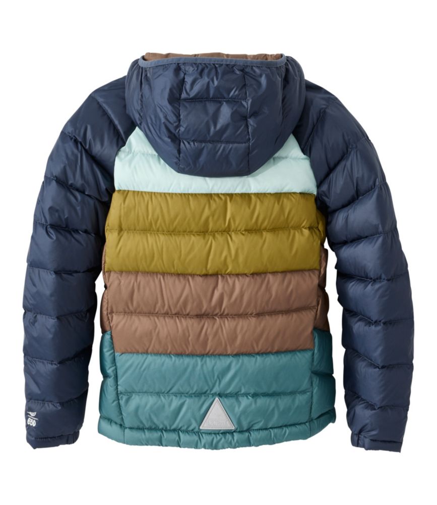 Kids' Ultralight 650 Down Jacket, Colorblock - US 5358