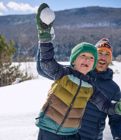 Kids' Ultralight 650 Down Jacket, Colorblock - US 5358