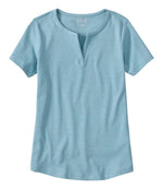 Women's L.L.Bean Tee, Short-Sleeve Notch-Neck - US 9220