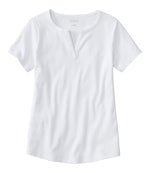 Women's L.L.Bean Tee, Short-Sleeve Notch-Neck - US 2310