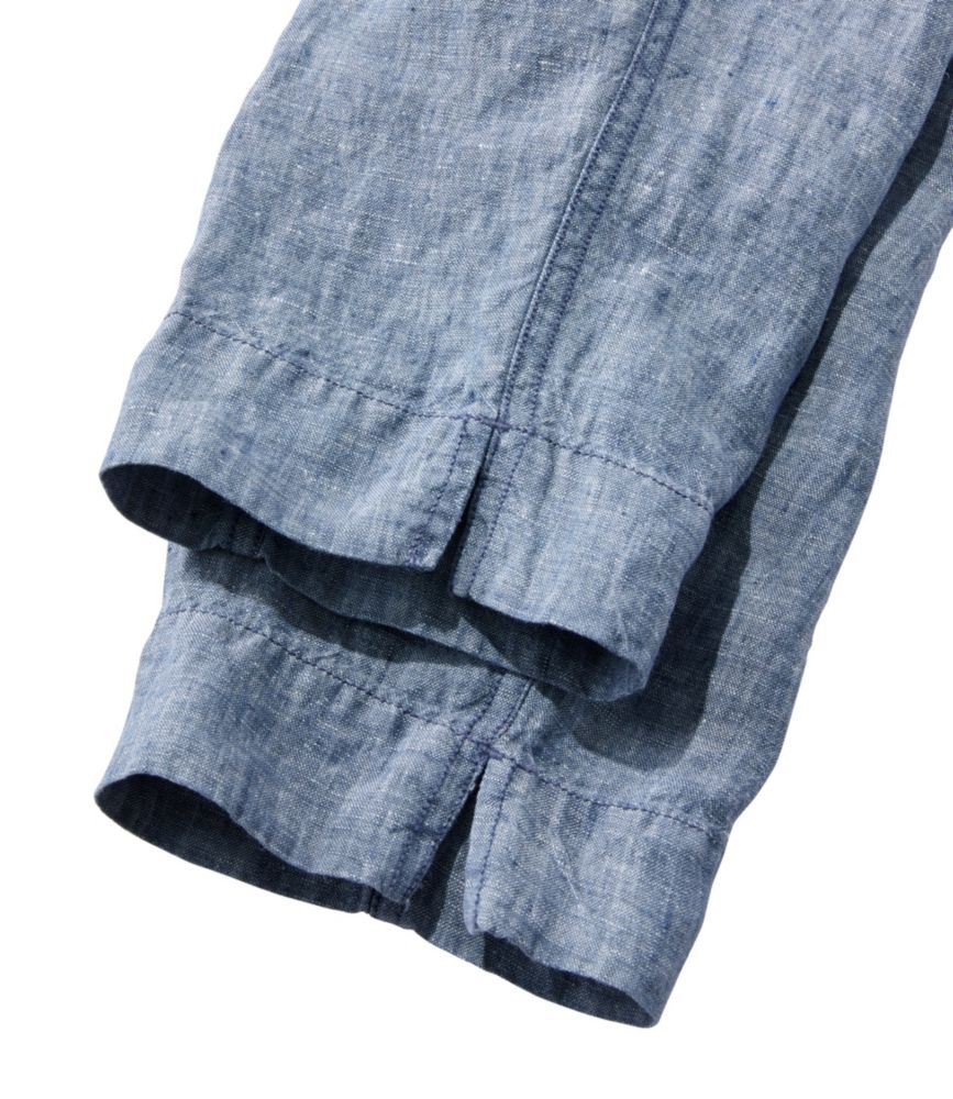 Women's Premium Linen Pull-On Ankle Pants, Mid-Rise Tapered-Leg - US 1052