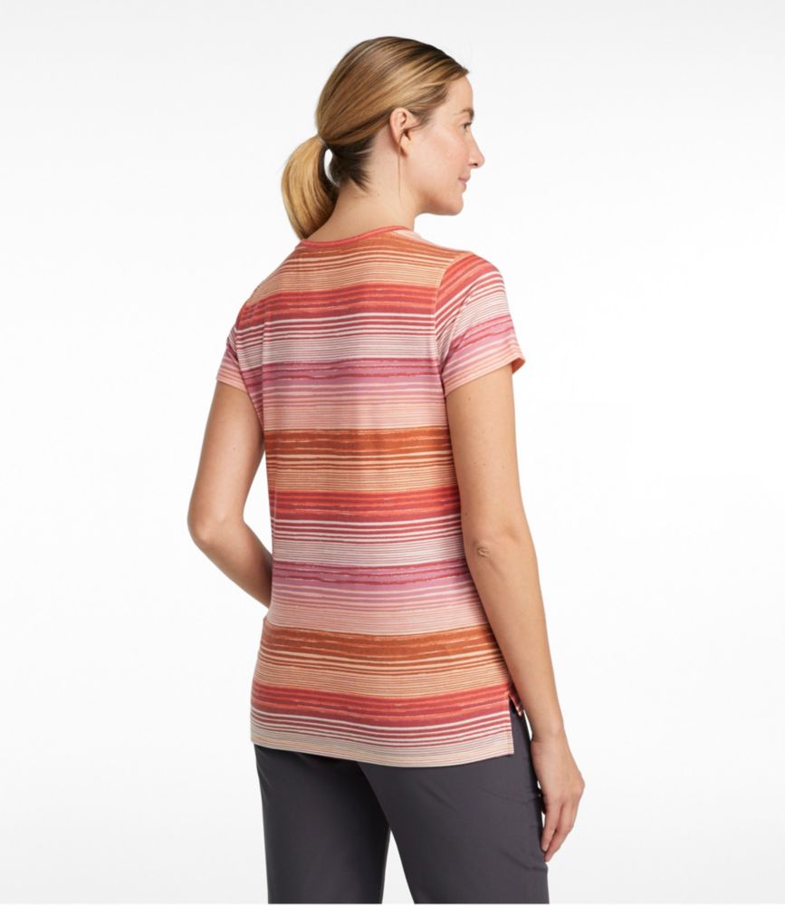 Women's Everyday SunSmart® Tee, Short-Sleeve Stripe - US 4494