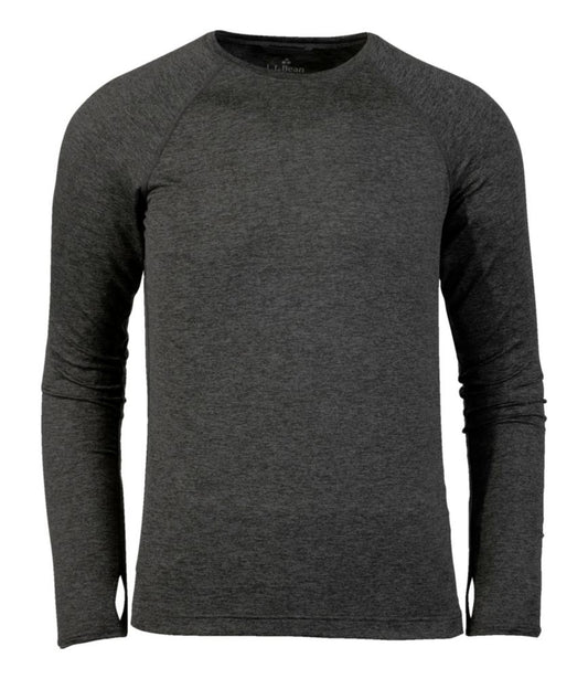 Men's L.L.Bean Simple Soft Base Layer, Crew - US 9631