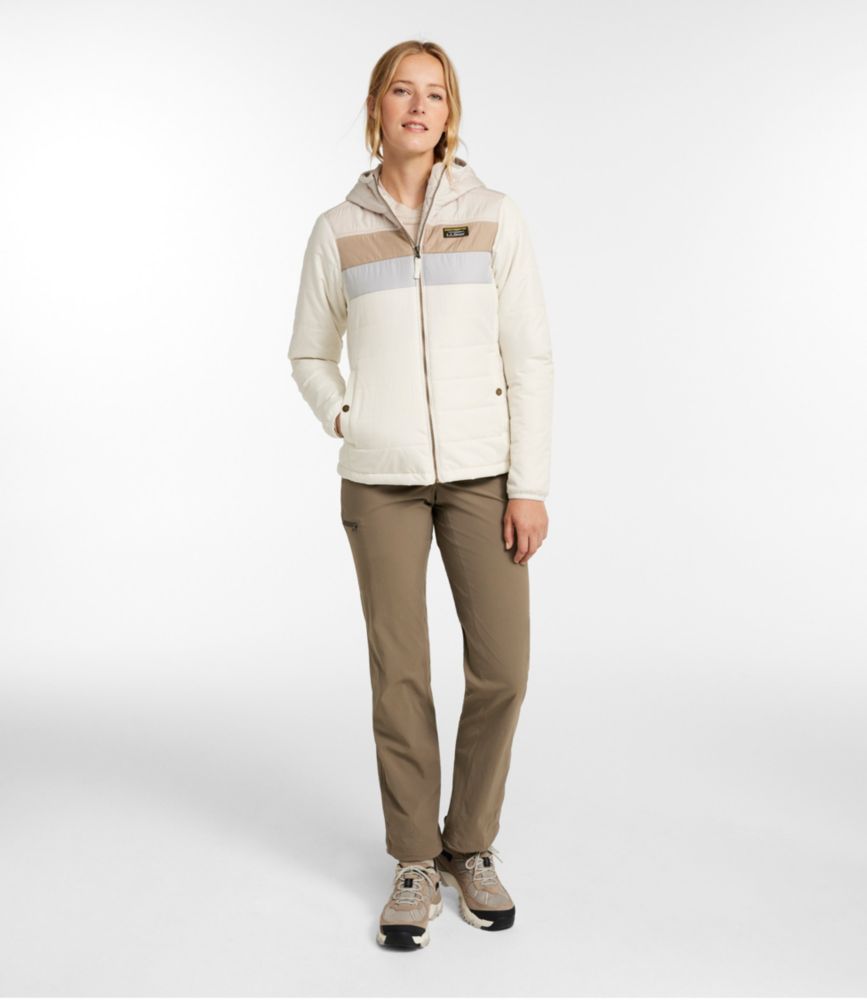 Women's Mountain Classic Puffer Hooded Jacket, Colorblock - US 1072