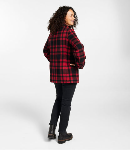 Women's Classic Lambswool Peacoat, Pattern - US 9223