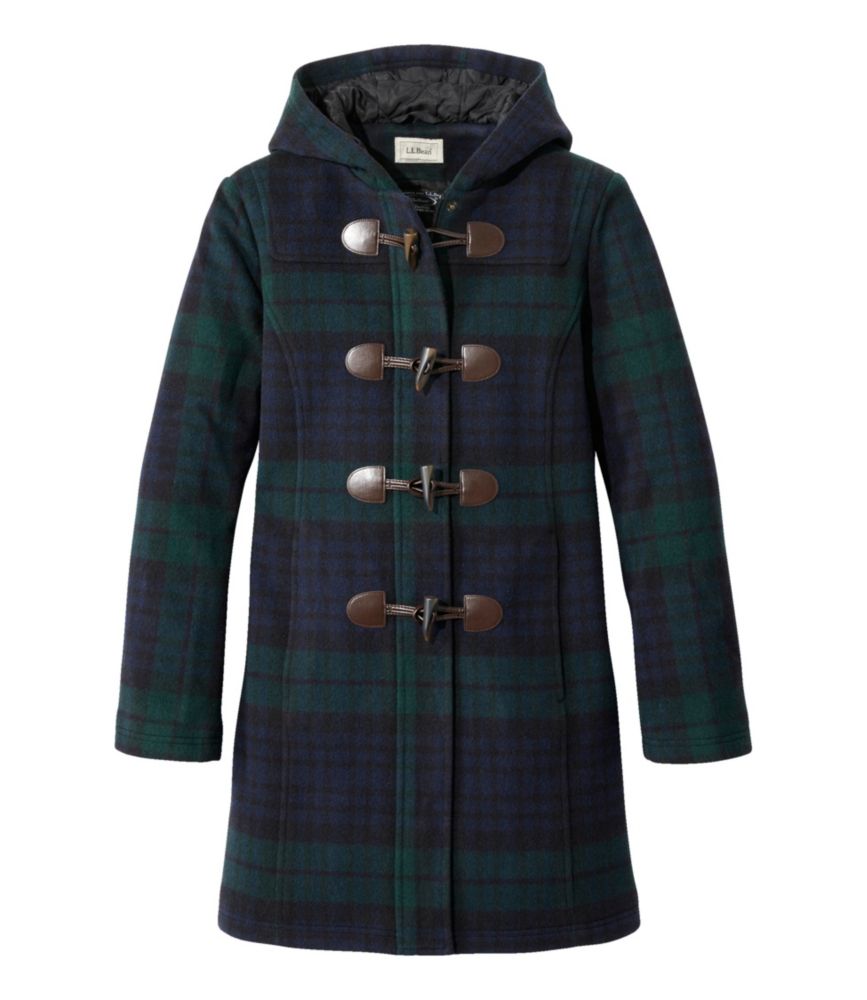 Women's Classic Lambswool Duffel Coat, Pattern - US 0682