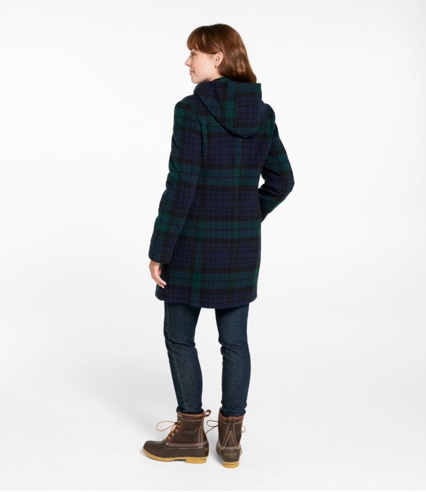 Women's Classic Lambswool Duffel Coat, Pattern - US 0682