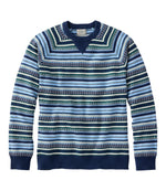 Men's Wicked Soft Cotton/Cashmere Sweater, Crewneck, Pattern - US 6359