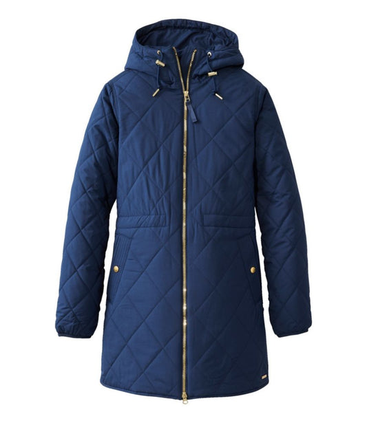 Women's Bean's Cozy Quilted Coat - US 0012