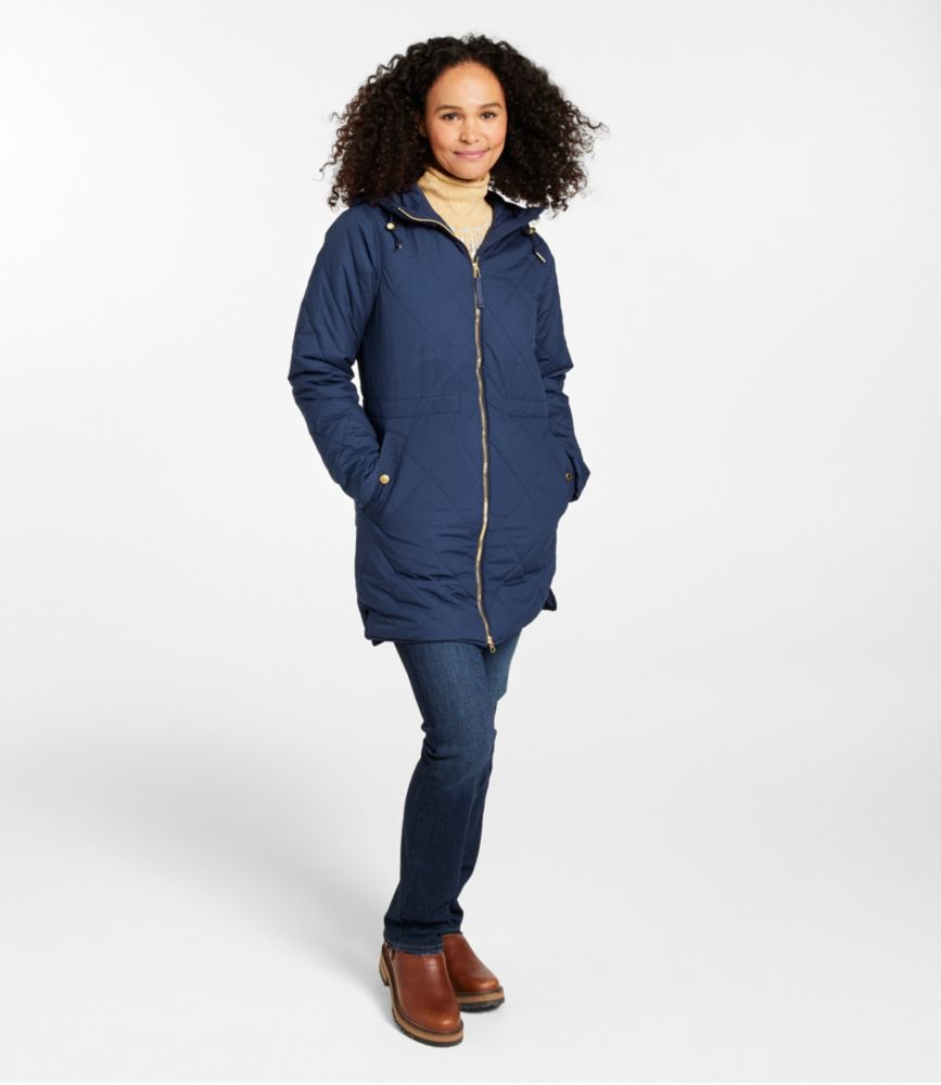 Women's Bean's Cozy Quilted Coat - US 0012