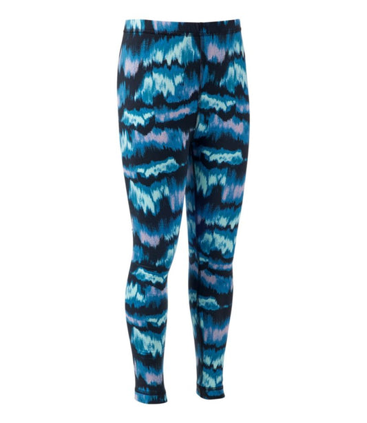 Kids' Wicked Warm Long Underwear, Expedition-Weight Print Pants - US 9821