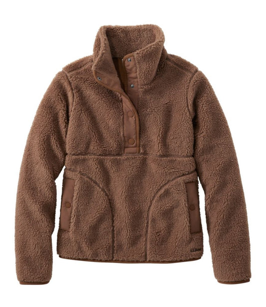 Women's Bean's Sherpa Fleece Pullover - US 1399