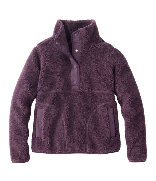 Women's Bean's Sherpa Fleece Pullover - US 1102