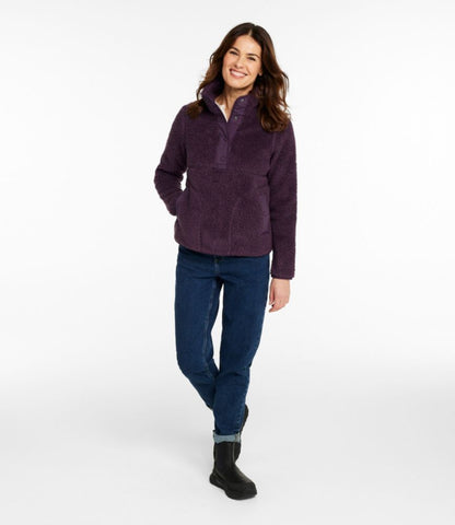 Women's Bean's Sherpa Fleece Pullover - US 1102