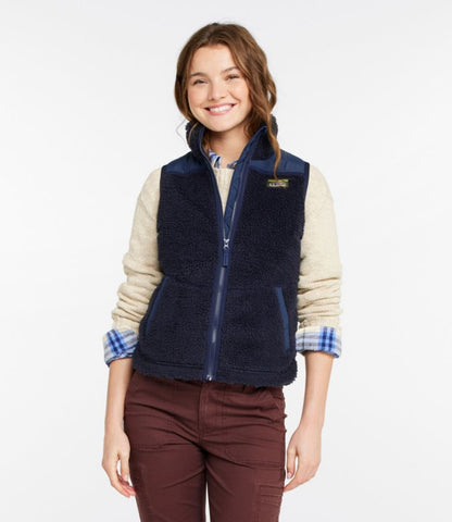 Women's Bean's Sherpa Fleece Vest - US 4135