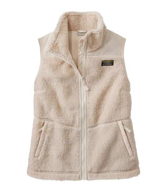 Women's Bean's Sherpa Fleece Vest - US 9194