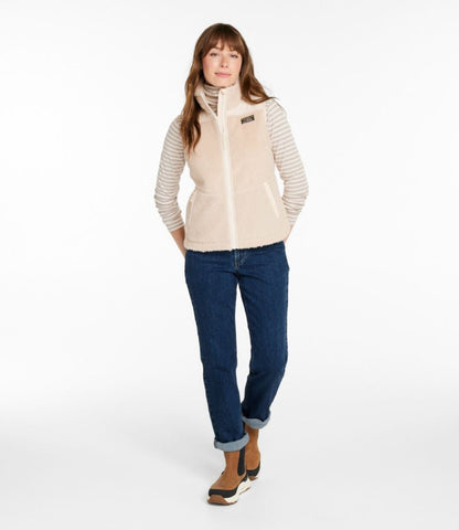 Women's Bean's Sherpa Fleece Vest - US 9194