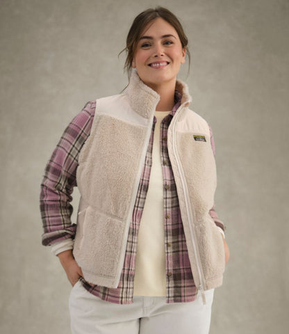 Women's Bean's Sherpa Fleece Vest - US 9194