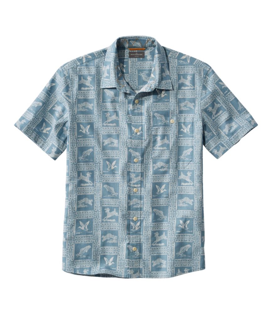 Men's Signature Vacationland Shirt, Short-Sleeve, Slim Fit - US 0687