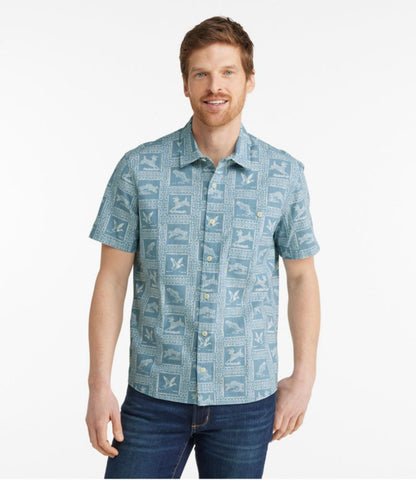 Men's Signature Vacationland Shirt, Short-Sleeve, Slim Fit - US 0687