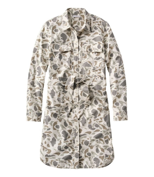 Women's Signature Camp Shirt Dress, Button-Front - US 9939