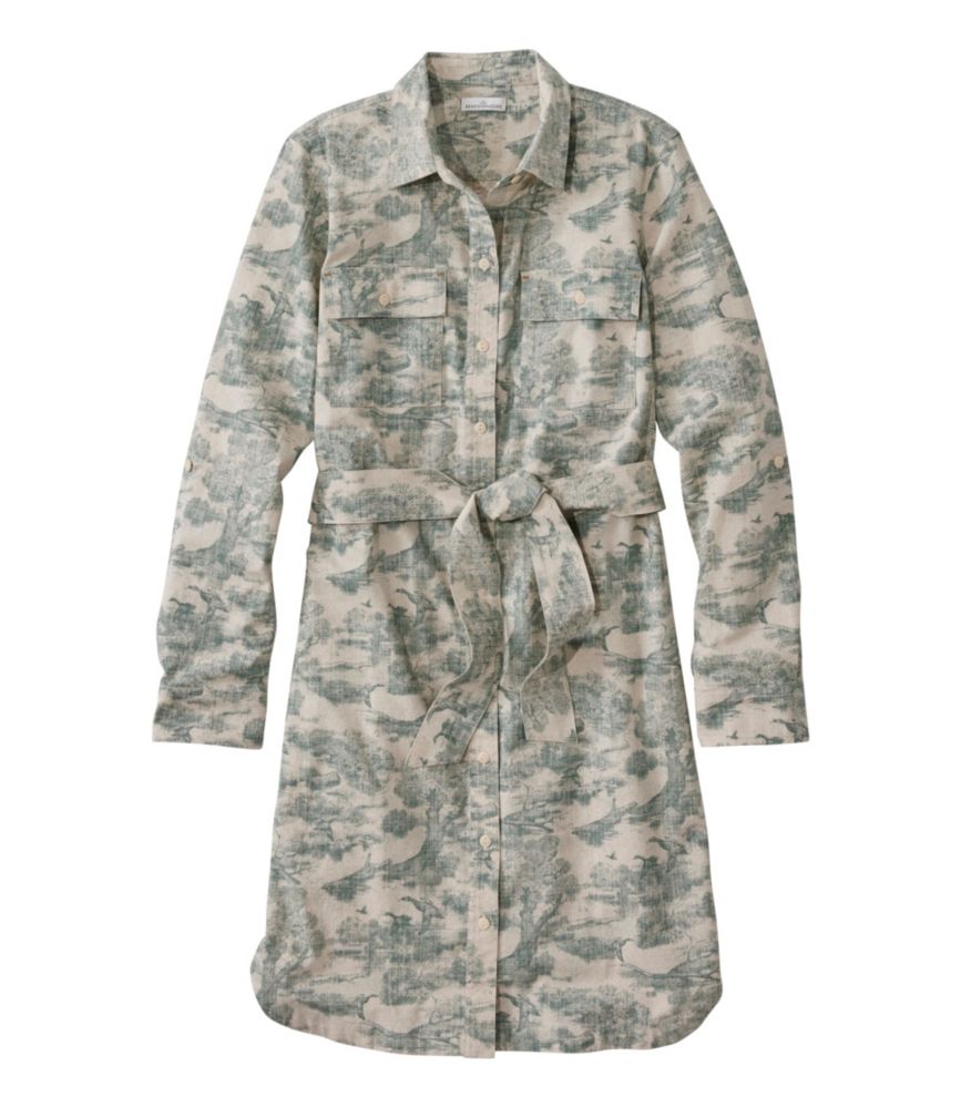 Women's Signature Camp Shirt Dress, Button-Front - US 9651