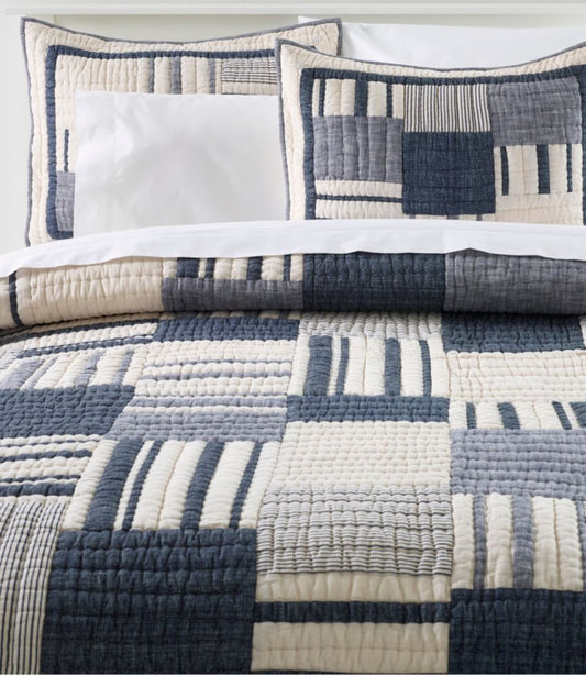 Striped Patchwork Quilt Collection - US 1801