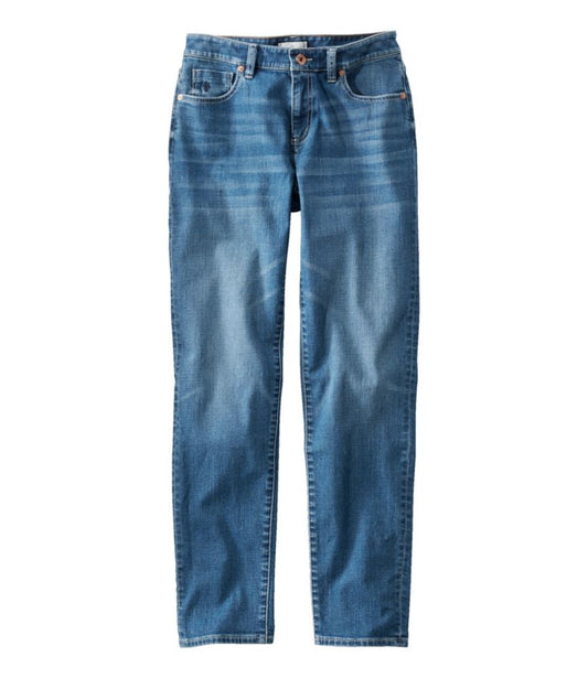 Women's Signature Organic Denim Boyfriend Jeans, Low-Rise Straight-Leg - US 6106