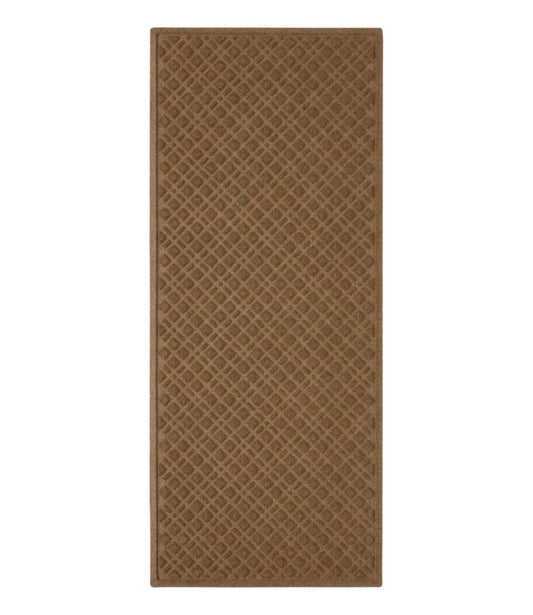Heavyweight Recycled Waterhog Mat, Runner, Plaid - US 5756