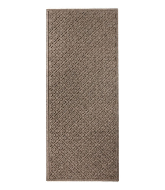 Heavyweight Recycled Waterhog Mat, Runner, Plaid - US 9501