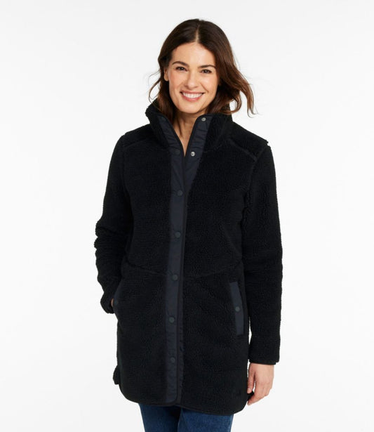 Women's Bean's Sherpa Fleece Coat - US 3367