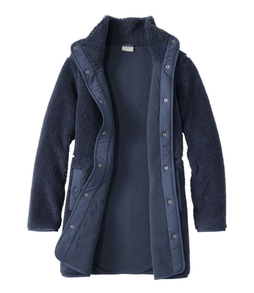 Women's Bean's Sherpa Fleece Coat - US 7611