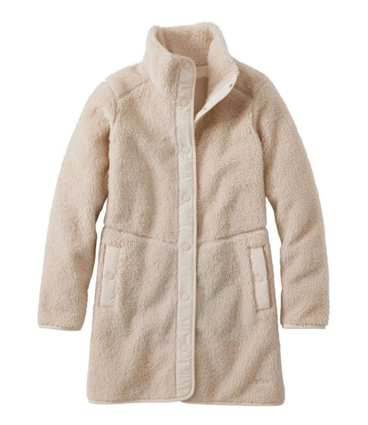 Women's Bean's Sherpa Fleece Coat - US 6386