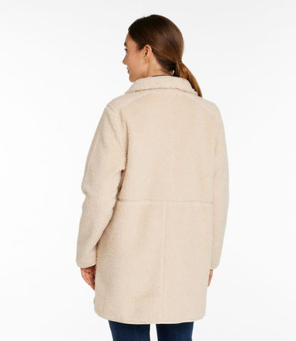 Women's Bean's Sherpa Fleece Coat - US 6386