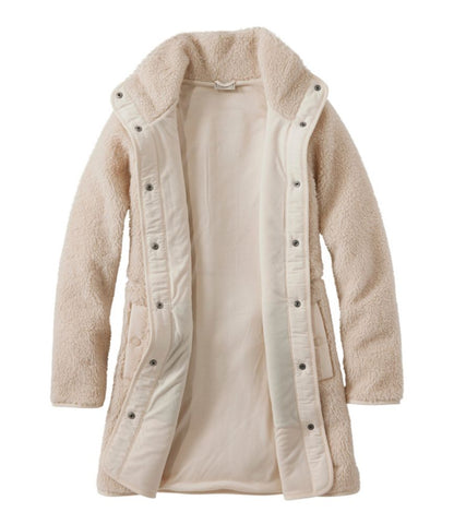 Women's Bean's Sherpa Fleece Coat - US 6386