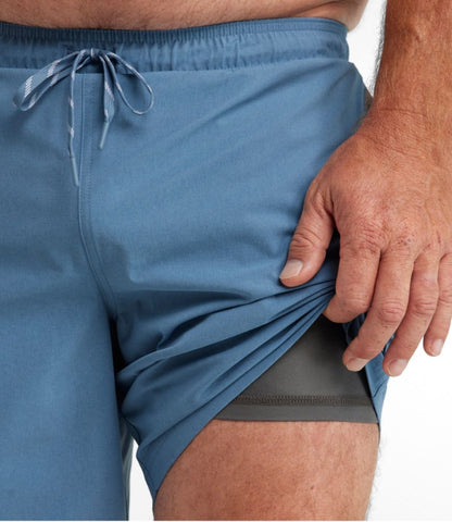 Men's Vacationland Stretch Swim Trunks, 8" - US 8880