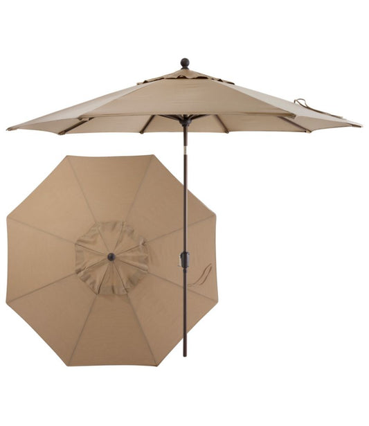 Weather-Resistant 9' Market Umbrella, Push Button - US 7509