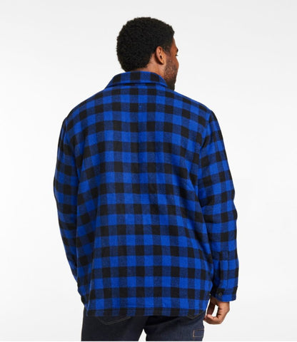 Men's Maine Guide Sherpa Lined Wool Shirt - US 0277