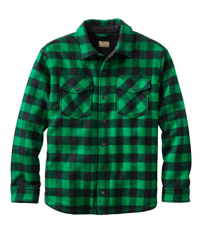 Men's Maine Guide Sherpa Lined Wool Shirt - US 2649